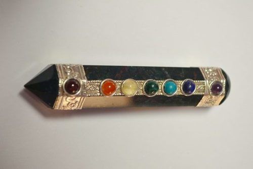 Photo of Bloodstone – A Powerful and Blood Cleanser Crystal Healing Wand 2/3 by Seven Chakra India