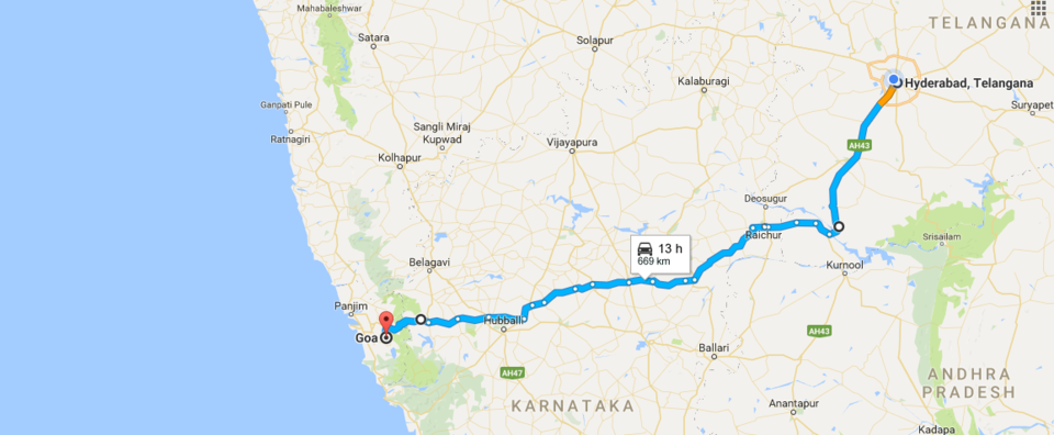 Photo of Road Trip - Hyderabad to Goa by chenna venkat