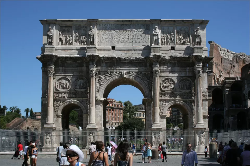 Photo of Arch of Constantine, Via di San Gregorio, Rome, Metropolitan City of Rome, Italy by Lakshmi Shuklla