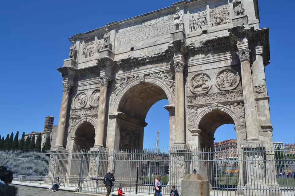 Photo of Arch of Constantine, Via di San Gregorio, Rome, Metropolitan City of Rome, Italy by Lakshmi Shuklla