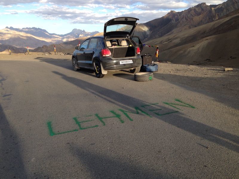Photo of Chennai-Leh-Chennai, VW Polo by two best friends! 6/17 by Sanjeev Chandrashekar