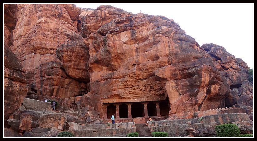Photo of Badami Cave temples, Badami, Karnataka, India by Arundhati Sridhar