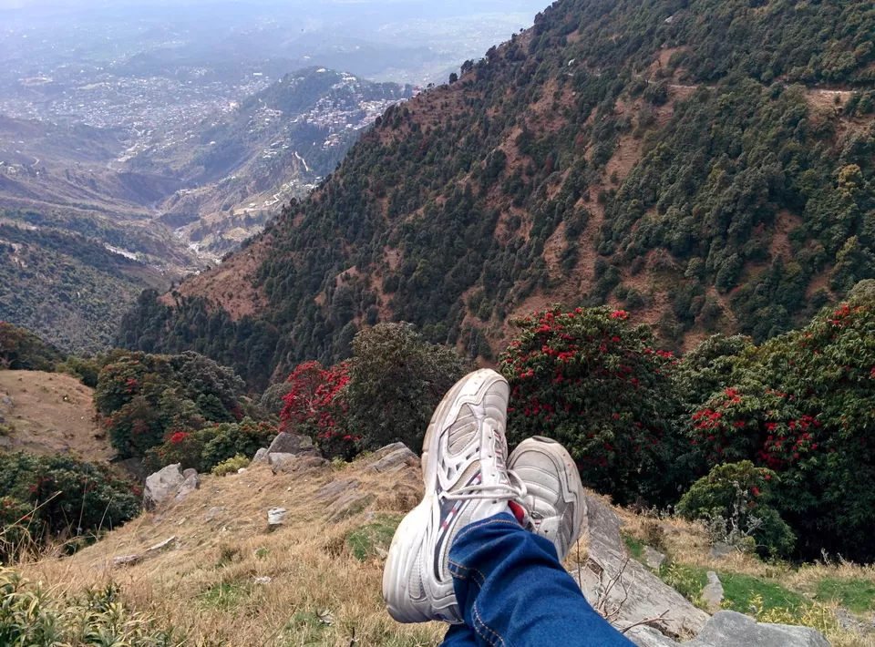 Photo of Trail to Triund Hill from Main Square, Dharamkot, Dharamshala, Himachal Pradesh, India by Pankhuri Agarwal