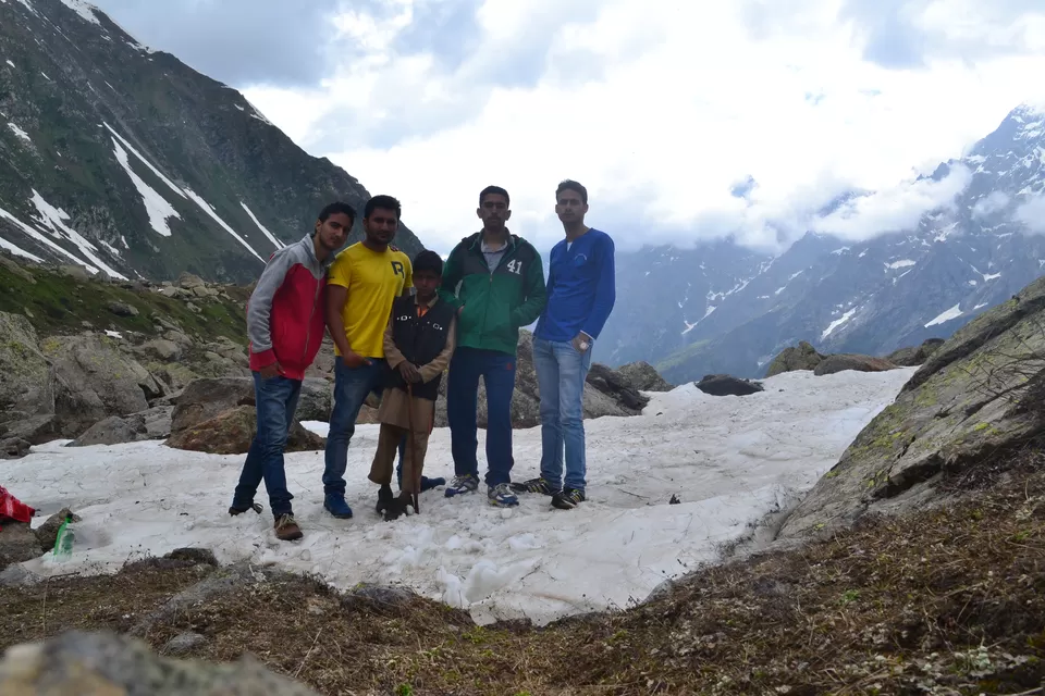 Photo of Me and other friends at Brahm sarovar by Pardeep Parihar