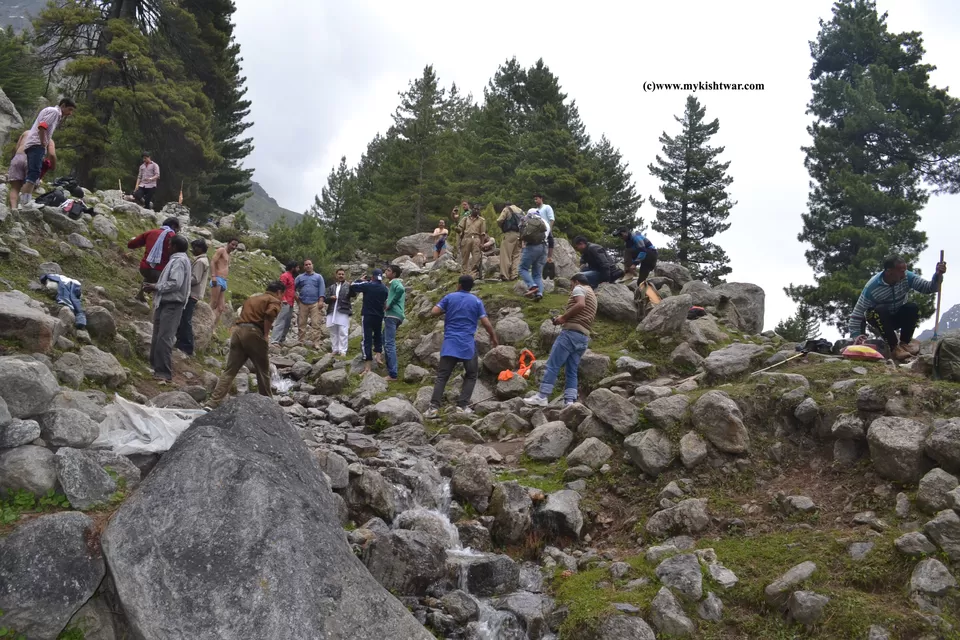 Photo of Waiting for Holy Tri-Sandhya Fall by Pardeep Parihar