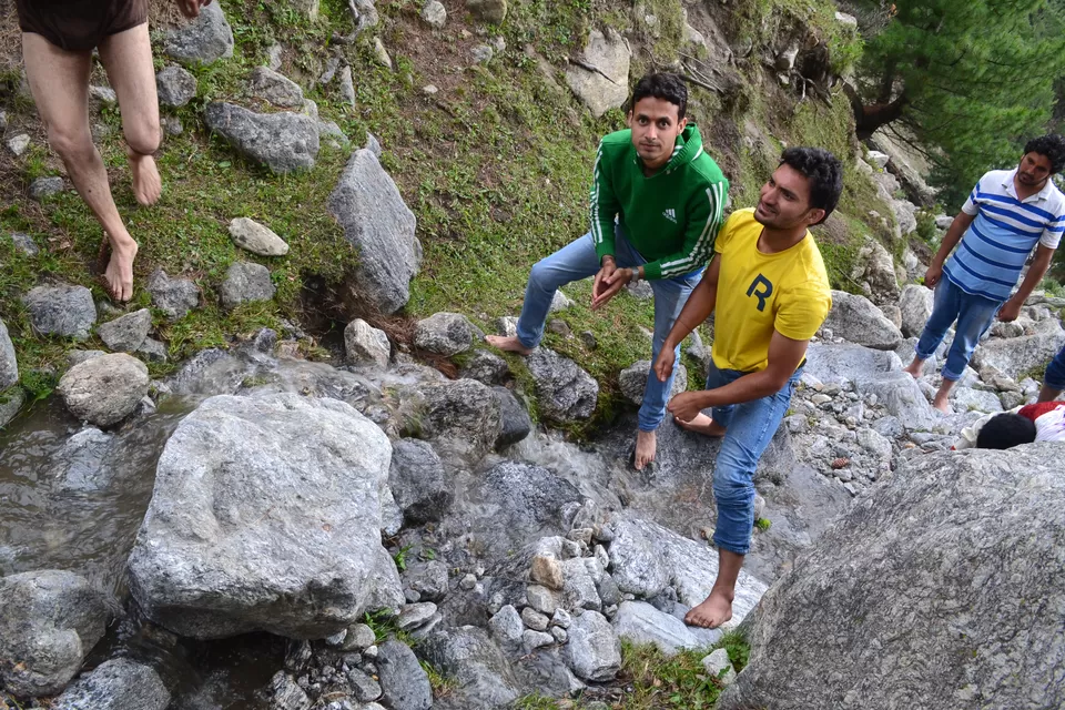 Photo of Me and my friend Rohit , waiting fro Tri-Sandhya by Pardeep Parihar