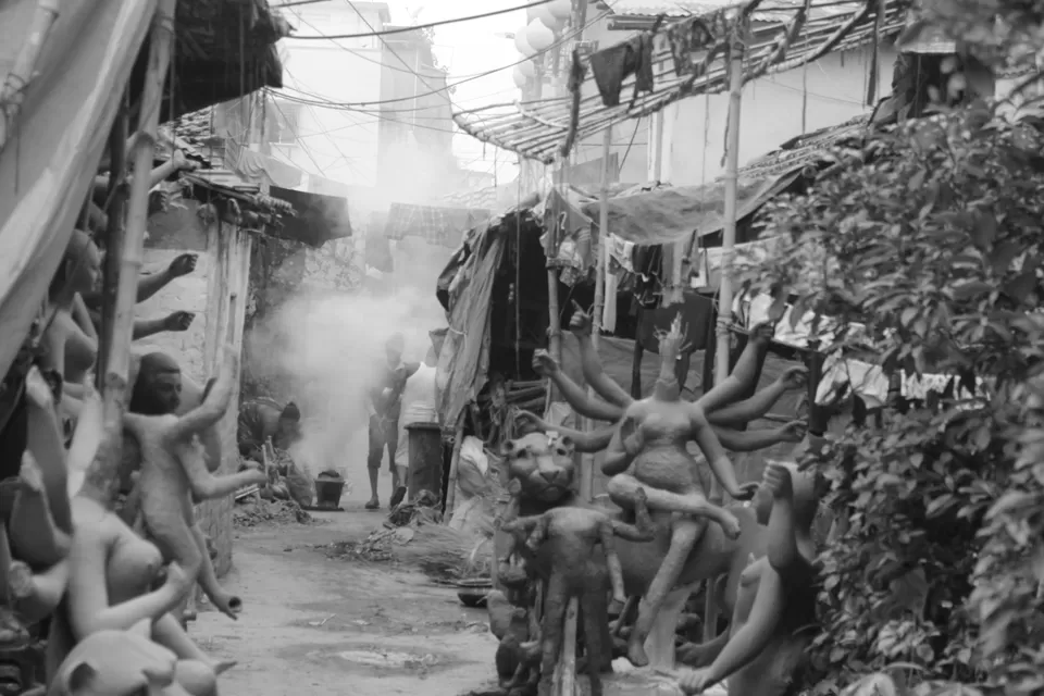 Photo of Kumartuli, Hatkhola, Kolkata, West Bengal, India by Saumitra Shinde