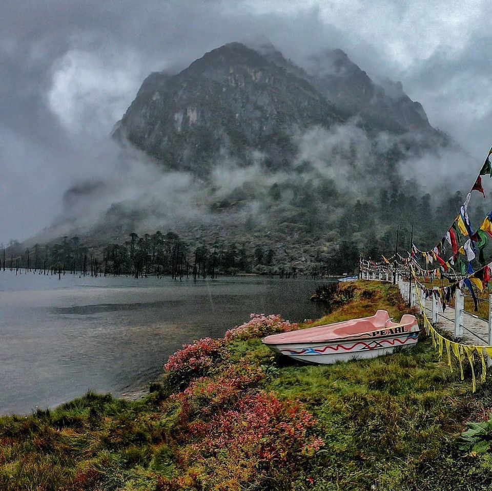 Photo of Sangetsar Lake, a Beautiful Lake in Arunachal Named After Madhuri Dixit by Saumitra Shinde