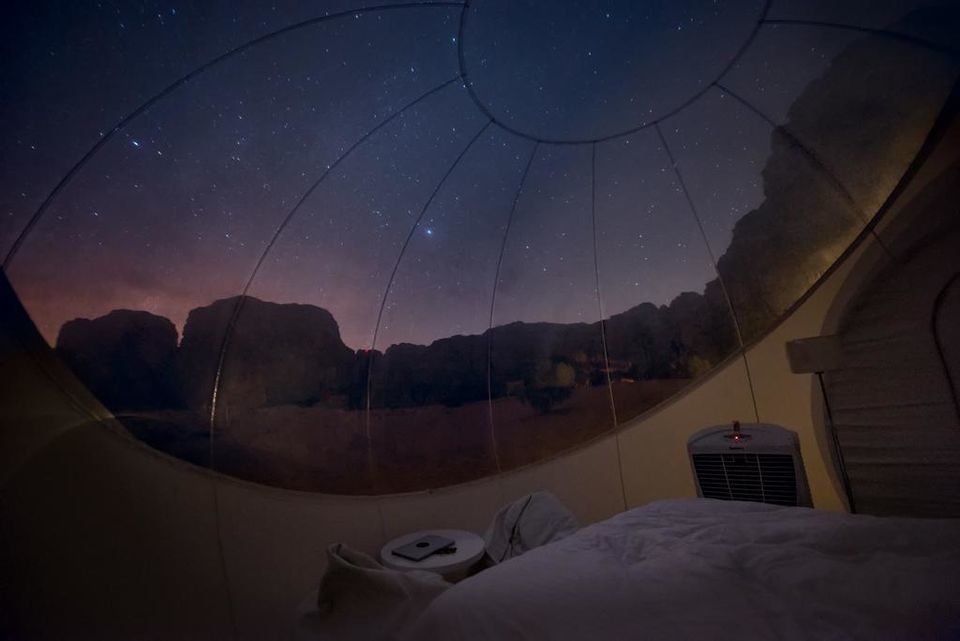 Photo of Sleep Under The Stars And Wake Up In A Bubble In The Middle Of This Mountainous Desert by Himani Khatreja