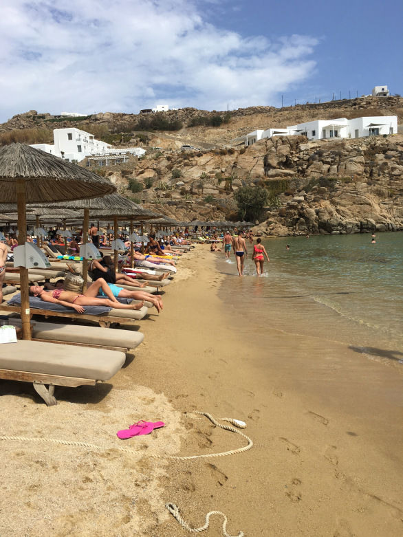 Photo of Ornos Beach, Ornos, Greece by Nikita Anand