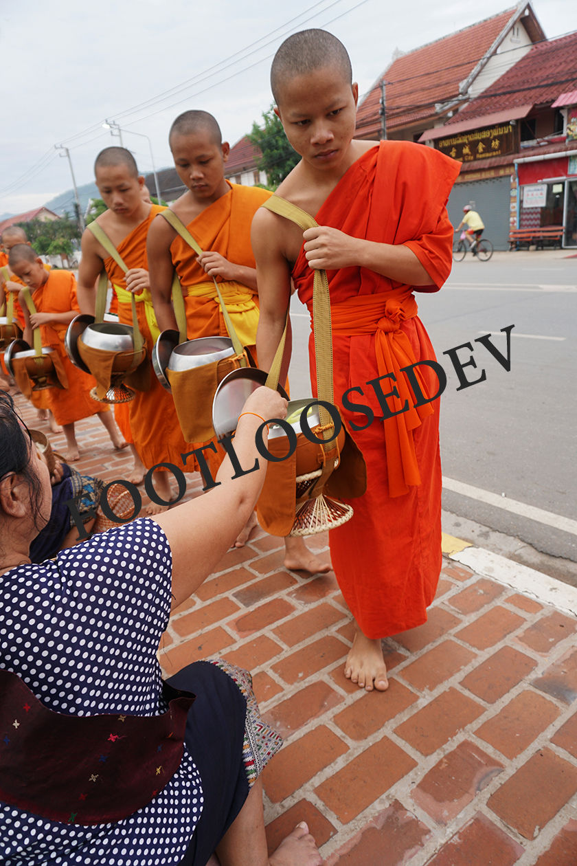 Photo of Luang Prabang's Traditional Alms Giving Ceremony 1/5 by Footloose Dev