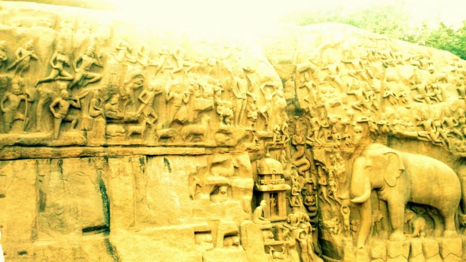 Photo of Arjuna's Penance, Maamallapuram, India by Kalyani Barman