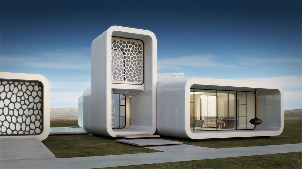Photo of A glimpse of the first 3-D printed office in Dubai is unbelievable! Take a look. 1/7 by Le Voyageur