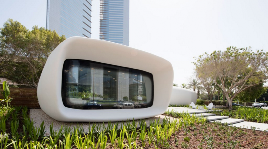 Photo of A glimpse of the first 3-D printed office in Dubai is unbelievable! Take a look. 3/7 by Le Voyageur