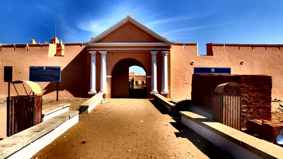 Photo of Danish Fort Gate, Tharangambadi, Tamil Nadu, India by Seema