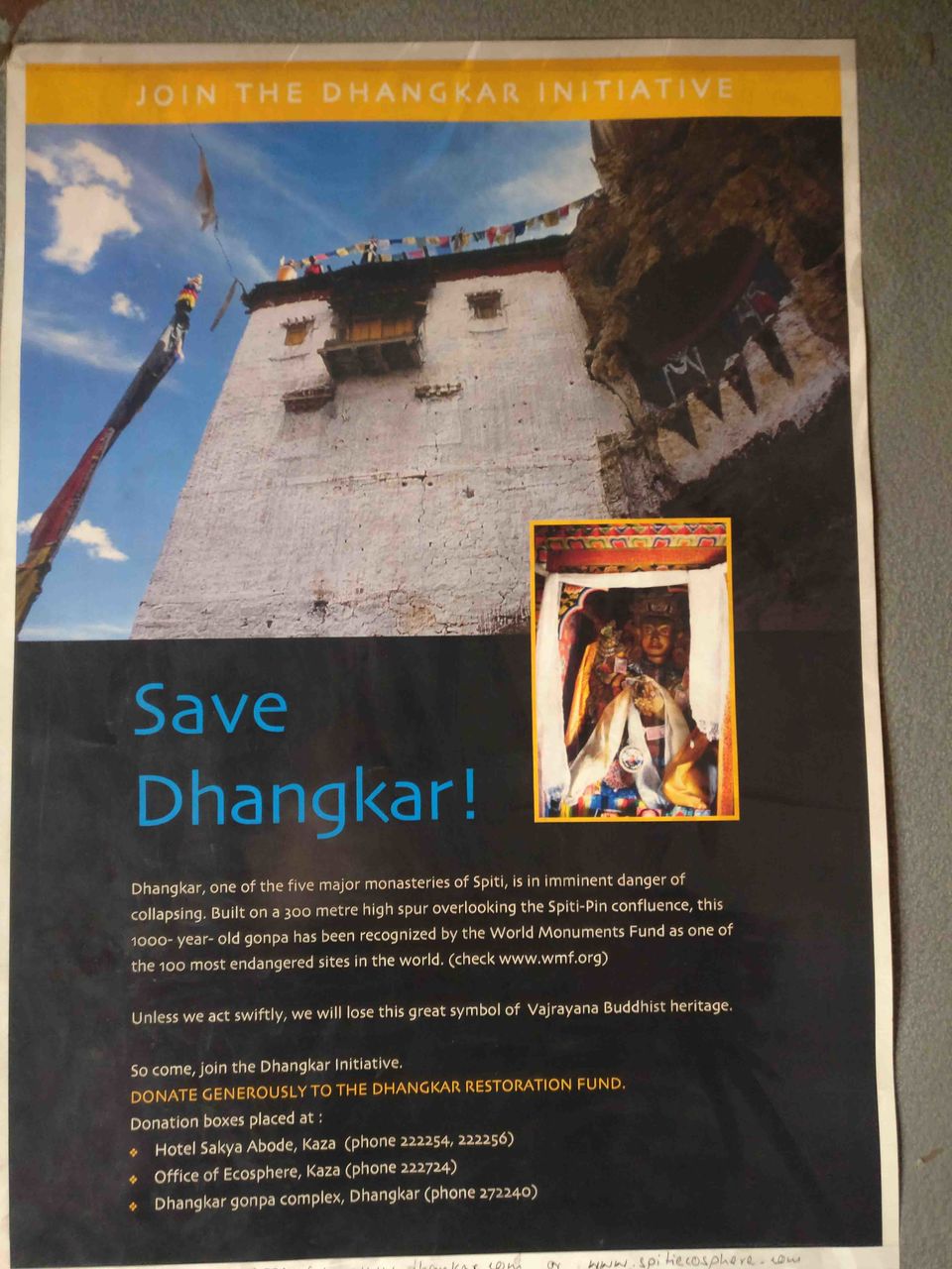 Photo of Dhankar Monastery, Sichling-Dhankhar Gompa, Dhankhar, Himachal Pradesh, India by Richa Gandhi