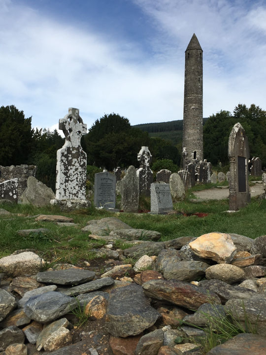 Photo of Glendalough Monastic Site by Ashley Harig Pournaras