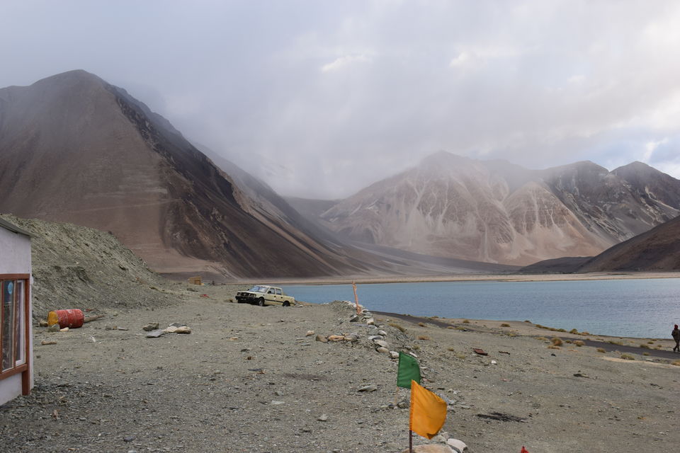Photo of Camping at Pangong lake where the morning makes you feel you're in another world 2/17 by Kishore Singh Fartiyal