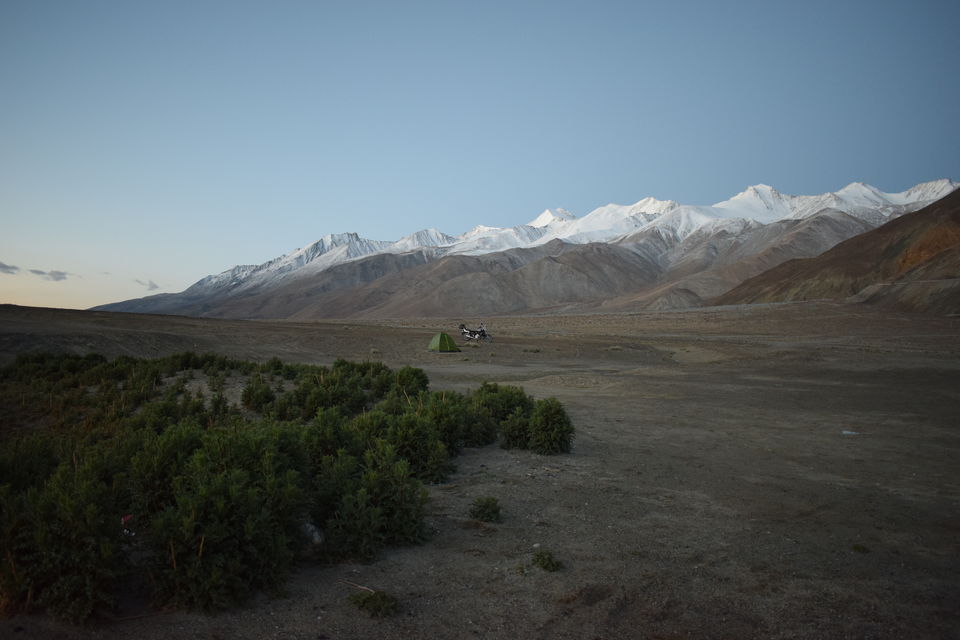 Photo of Camping at Pangong lake where the morning makes you feel you're in another world 11/17 by Kishore Singh Fartiyal