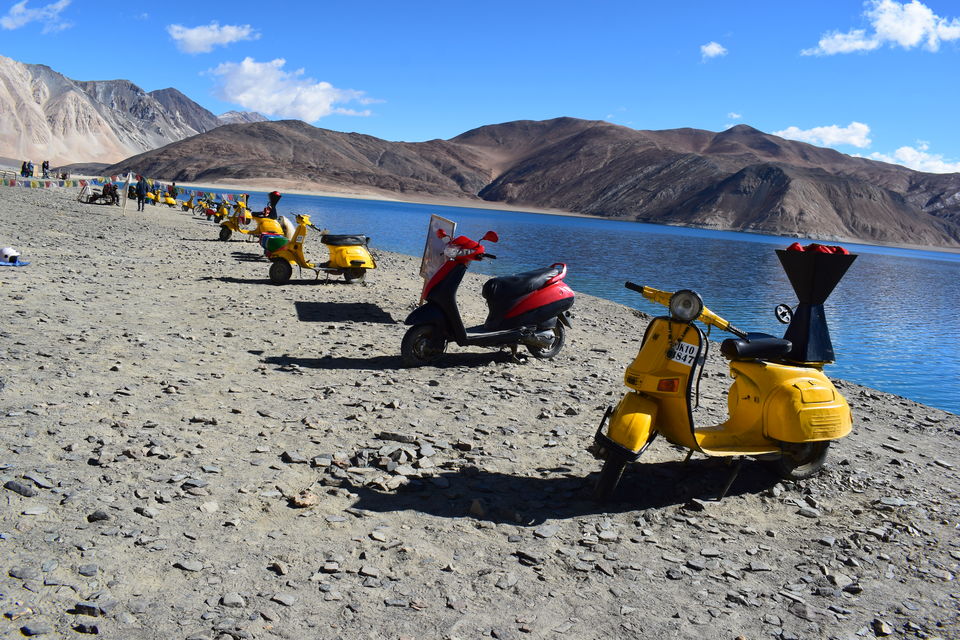 Photo of Camping at Pangong lake where the morning makes you feel you're in another world 16/17 by Kishore Singh Fartiyal