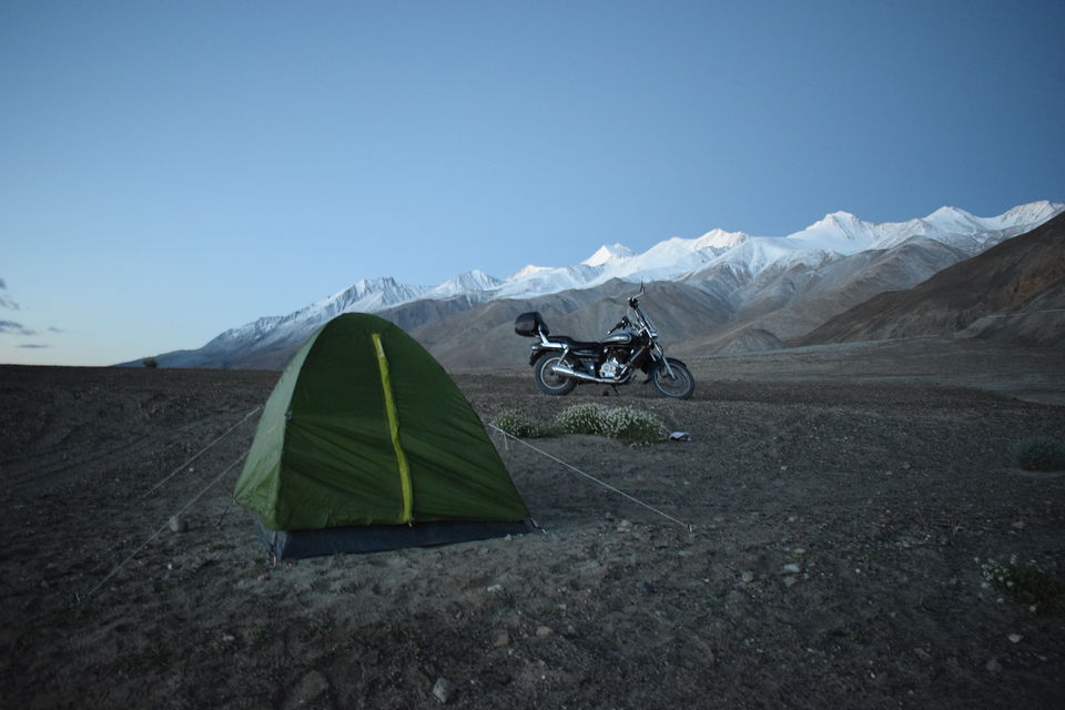 Photo of Camping at Pangong lake where the morning makes you feel you're in another world 8/17 by Kishore Singh Fartiyal