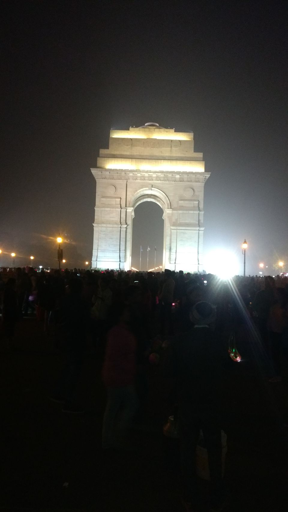 Photo of India Gate & Rajpath-full of Life at Night 11/16 by Bhupender Singh