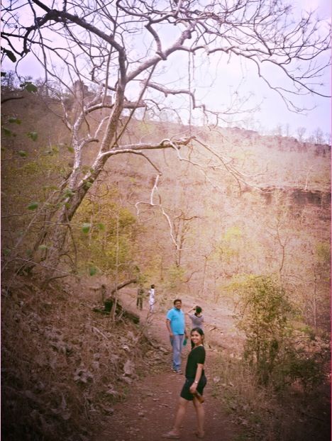 Photo of tired trekkers by Pooja Chaudhary