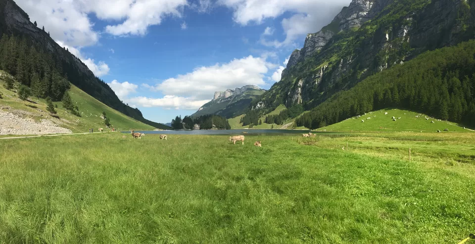 Photo of Seealpsee, Schwende District, Switzerland by Anjali Patel