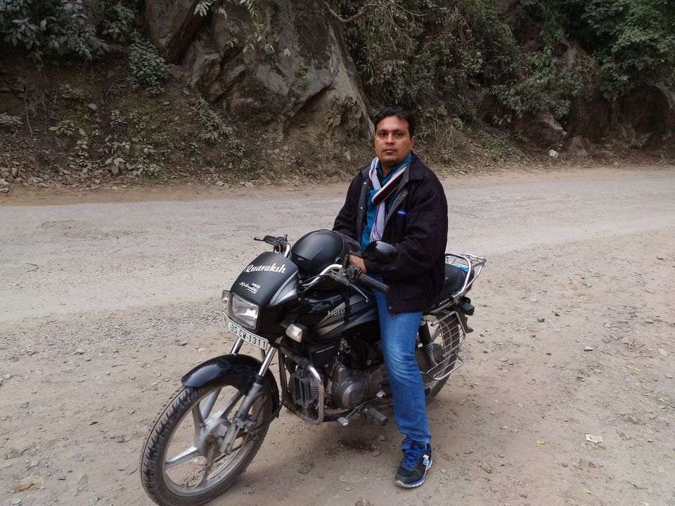 Photo of 2 People 1 Hero Spender, Delhi to Rishikesh, Shivpuri, Neelkanth 37/47 by Sangam Mishra