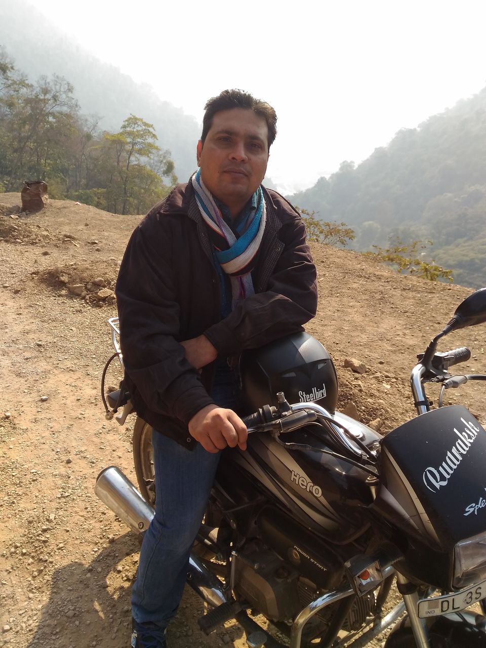 Photo of 2 People 1 Hero Spender, Delhi to Rishikesh, Shivpuri, Neelkanth 44/47 by Sangam Mishra