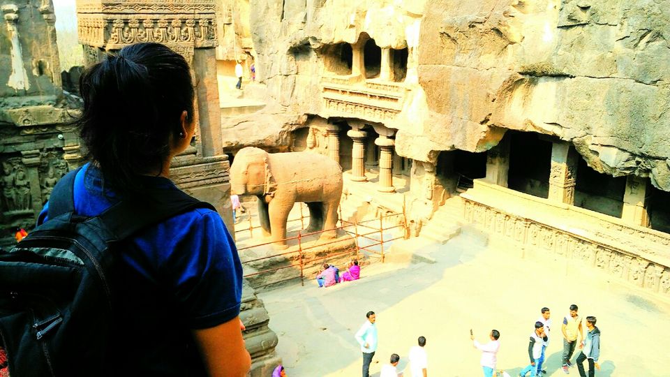 Photo of Ellora Caves, Verul, Maharashtra, India by Neha Shrivastava