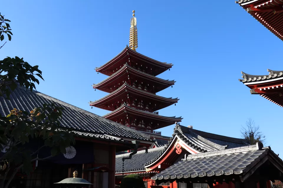 Photo of Sensoji Temple old five-story pagoda mark, 2 Chome-3 Asakusa, Taito City, Tokyo, Japan by Vineet Kumar