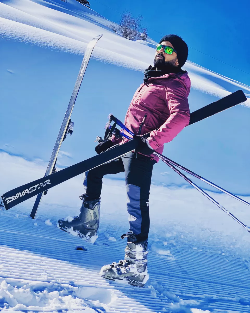 Photo of Auli Sking Slopes, Auli Laga Salude, Uttarakhand, India by Banjara