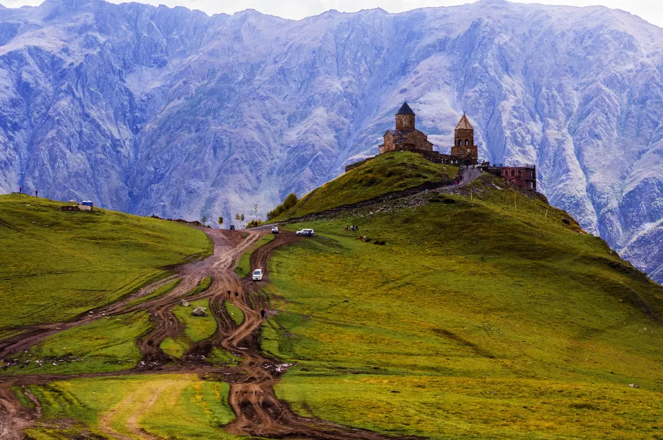 Photo of Kazbegi, Georgia by Gandharv Sharma