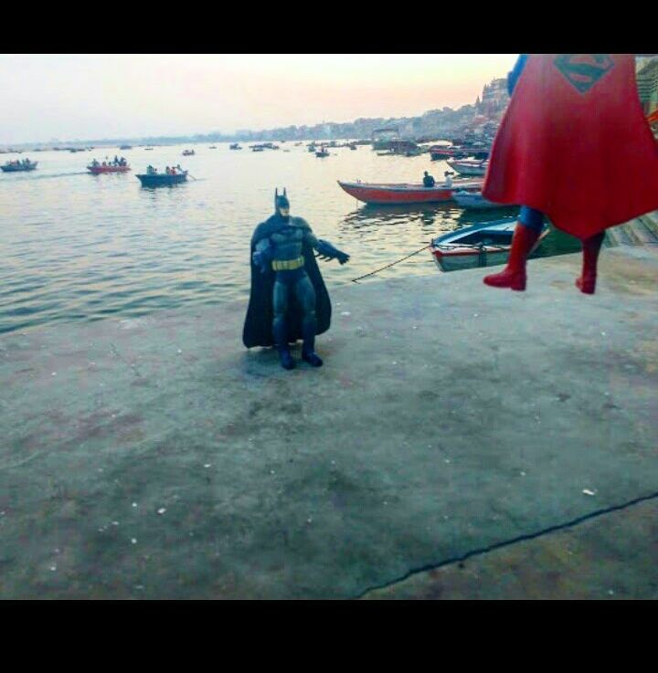 Photo of Batman v Superman: Ghats of Banaras(Varansi) 1/7 by Sanish Nair