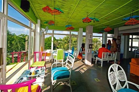 Photo of The Potbelly Rooftop Cafe, Shahpur Jat, New Delhi, Delhi, India by Harleen Kalsi