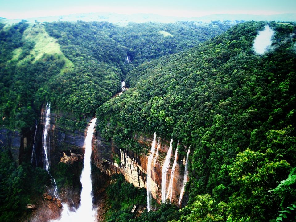 Photo of Seven Sisters Falls, Cherrapunji, Meghalaya, India by pshrutika