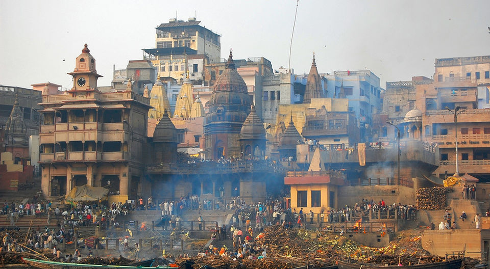 Photo of Manikarnika Ghat, Varanasi, Uttar Pradesh, India by roottraveller
