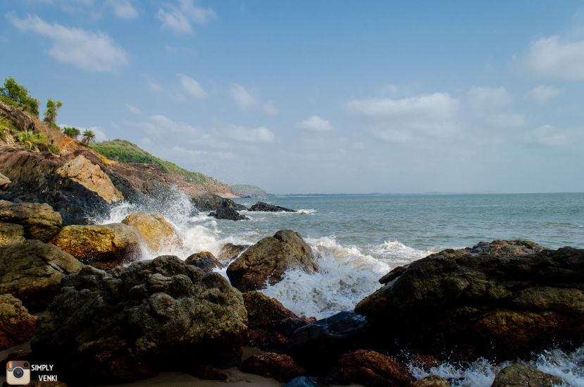 Photo of Gokarna Beach Trek - Relaxing in Paradise, Chanting OM, and looking at HalfMoon 21/46 by Venki