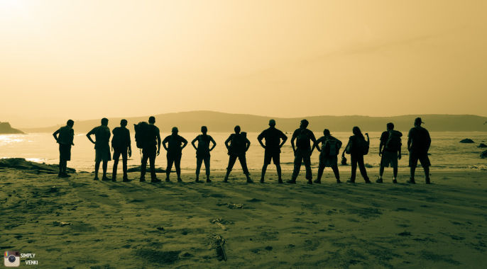 Photo of Gokarna Beach Trek - Relaxing in Paradise, Chanting OM, and looking at HalfMoon 28/46 by Venki