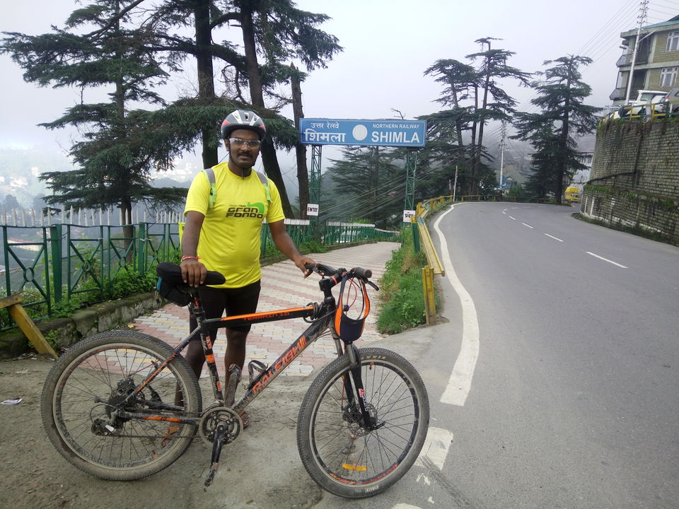 Photo of Uphill cycling from Chandigarh to Shimla 20/22 by Neeraj Kumar Varshney