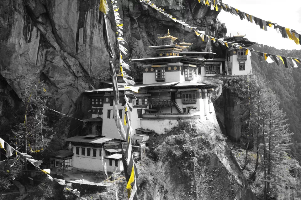 Photo of Tiger's Lair Temple, Paro, Bhutan by Hameed Fazal