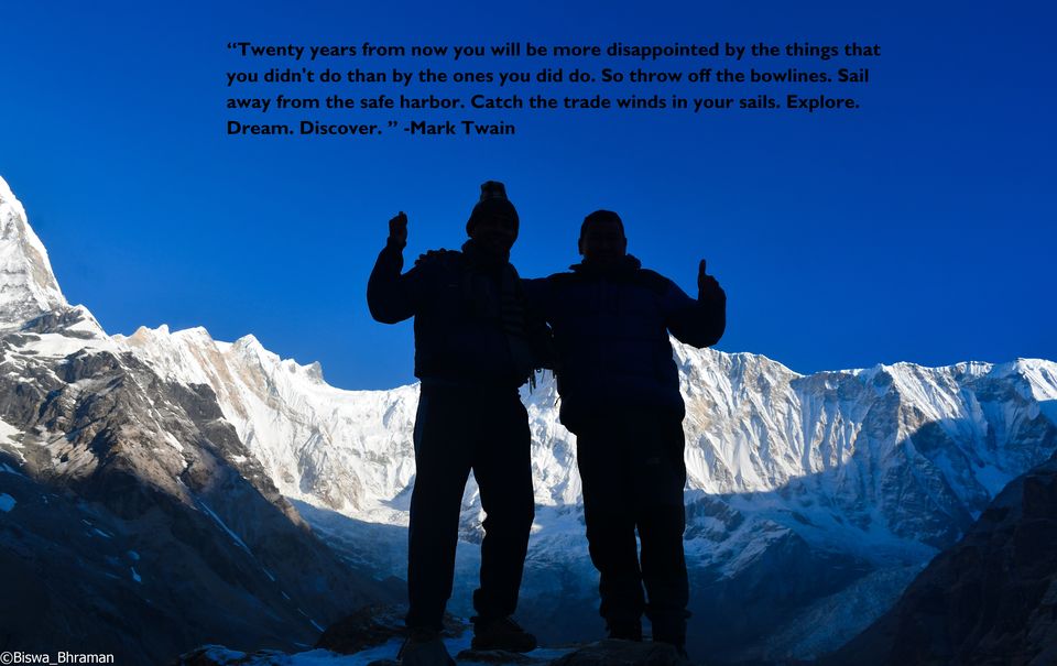 Photo of On Her Majesty's Feet : Annapurna Base Camp by Biswanath banerjee