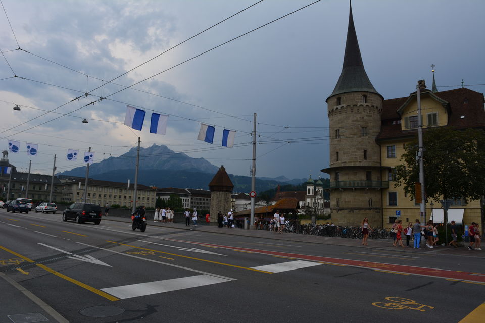 Photo of Lucerne, Main station, Zentralstrasse, Lucerne, Switzerland by Biswanath banerjee