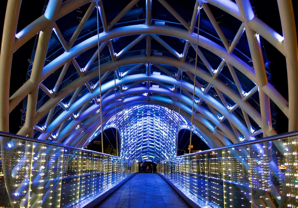 Photo of The Bridge of Peace, Tbilisi, Georgia by Priyanka Banerjee