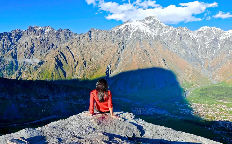Photo of Gergeti Trinity Church, Mtskheta-Mtianeti, Georgia by Priyanka Banerjee