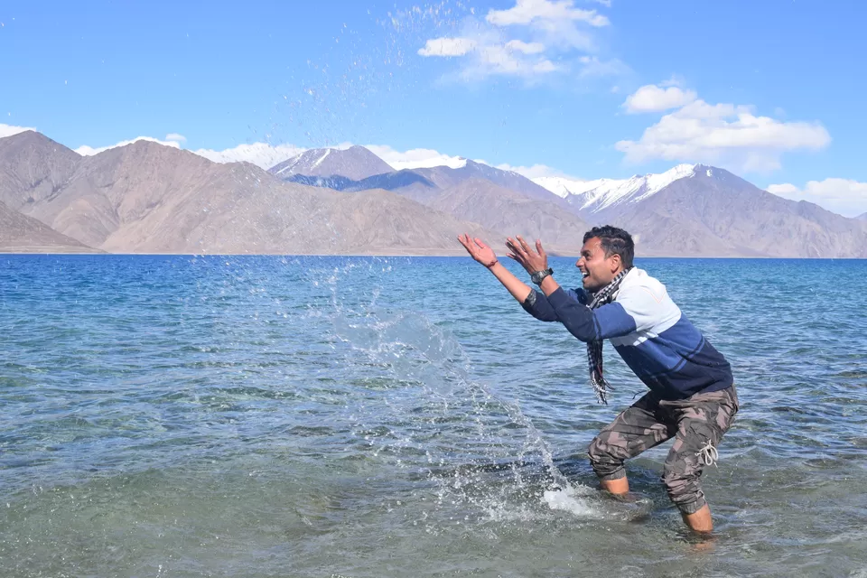 Photo of Pangong Lake by Praneet Kumar
