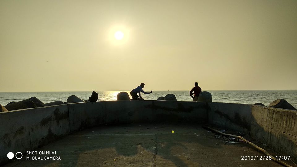 Photo of Kodi Beach Delta Point, Kundapura, Karnataka, India by Ajit Katte