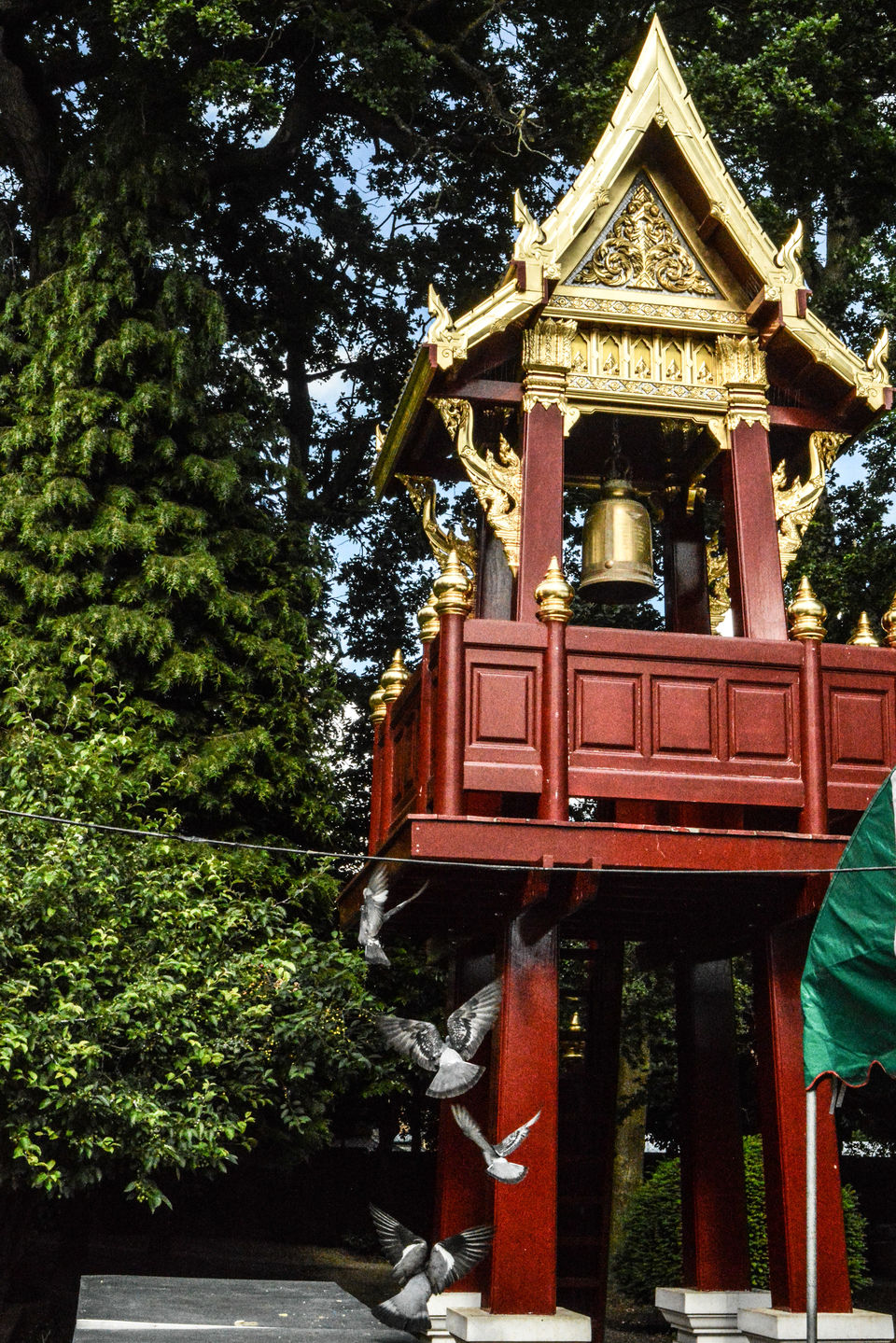 Photo of The Wat Buddhapadipa Monastery of the Thai origin. by Mahalakshmi Venkatesh