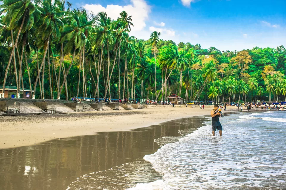 Photo of Corbyn Cove Beach, Port Blair, Andaman and Nicobar Islands, India by Vaswati